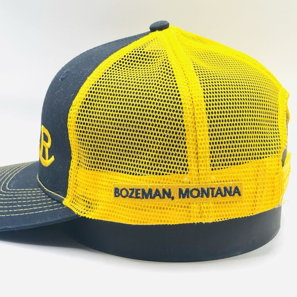 Rocking Bar Bozeman Montana SnapBack Hat Meshback Drinking Ski - Picture 2 of 4